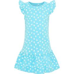 Name It Mini Printed Cotton Dress - Blue/Bachelor Button (13164317)