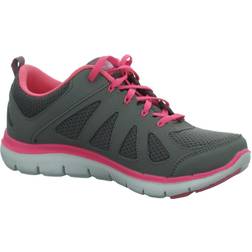 Skechers Flex Appeal 2.0 Simplistic W - Grey/Hot Pink