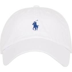 Polo Ralph Lauren Cotton Chino Baseball Cap - White/Marlin Blue