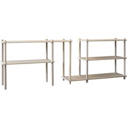 Woud Elevate 10 Shelving System 233.2x78.7cm