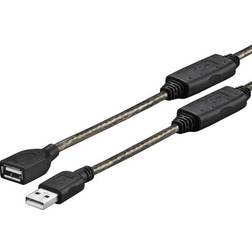 USB A-USB A M-F 2.0 15m