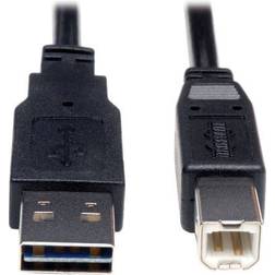 Tripp Lite Reversible USB A - USB B 2.0 3ft