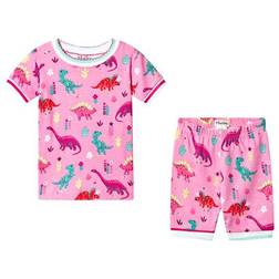 Hatley Darling Dinos Short Pajama Set - Pink (S19PDK217O)