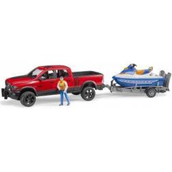 Bruder RAM 2500 Power Wagon including Trailer Personal Water Craft & Rider 02503