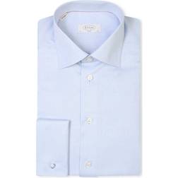 Eton Slim Fit French Cuff Shirt - Light Blue