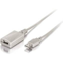 USB A-USB A 2.0 M-F 5m