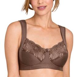 Miss Mary Lovely Lace Non-Wired Bra - Brown