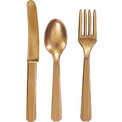 Amscan Cutlery Gold 24-pack