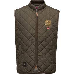 Morris Trenton Quilted Vest - Olive