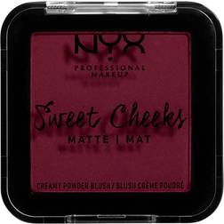 NYX Sweet Cheeks Creamy Powder Blush Matte Red Riot
