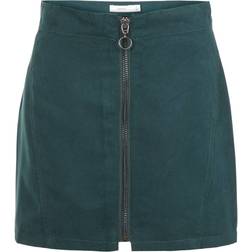 Name It Faux Suede Mini Skirt - Green/Green Gables (13169190)