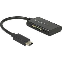 DeLock USB-C Card Reader for microSDHC/SDHC (91740)