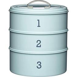 KitchenCraft Living Nostalgia Three Tier Cake Tin Kitchen Storage