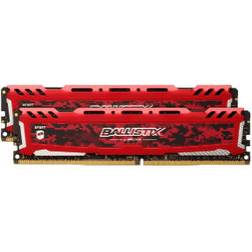 Crucial Ballistix Sport LT Red DDR4 2400MHz 2x8GB (BLS2K8G4D240FSE)