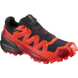 Salomon Spikecross 5 GTX - Black/Racing Red/Red Dahlia