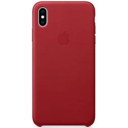 Apple Leather Case (PRODUCT)RED for iPhone XS Max