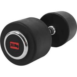 Gorilla Sports Premium Rubber Dumbbell 22.5kg