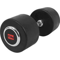 Gorilla Sports Premium Rubber Dumbbell 27.5kg