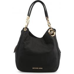 Michael Kors Lillie Large Pebbled Leather Shoulder Bag - Black