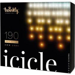 Twinkly Icicle White Lichterkette 190 Lampen