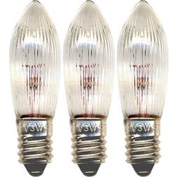 Star Trading 304-55 Incandescent Lamps 3W E10 3-pack