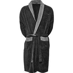 JBS Bathrobe - Black/Grey