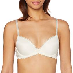 Calvin Klein Seductive Comfort Push-Up T-shirt Bra - Ivory