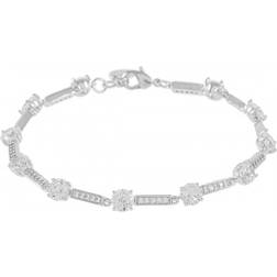 Snö of Sweden Elaine Bracelet - Silver/Transparent