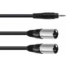 Omnitronic 2XLR-3.5mm 1.5m