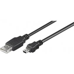 USB A - USB Mini-B 5-pin 2.0 0.3m