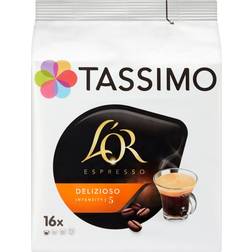Tassimo L'Or Espresso Delicious 118.4g 16Stk. 5Pack