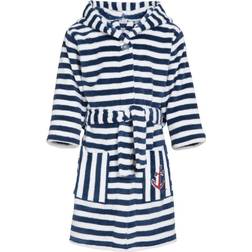 Playshoes Fleece Bathrobe Stripes Maritime - Marine (340130)