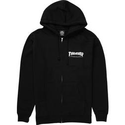 Thrasher Magazine Logo Zip Hoodie - Black