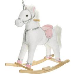 Teddykompaniet Glitter Silver Rocking Horse