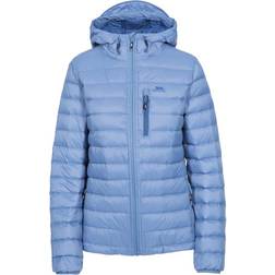 Trespass Arabel W Hooded Down Packaway Jacket - Denim Blue