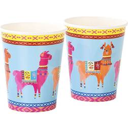 Talking Tables Paper Cup Boho Llama 8-pack