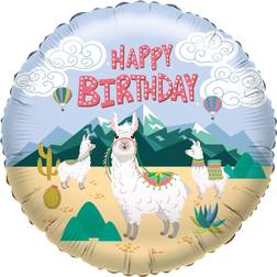 Foil Ballon Happy Birhday Llama