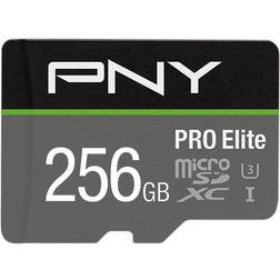 PNY Pro Elite microSDXC Class 10 UHS-I U3 V30 A1 100/90MB/s 256GB +Adapter