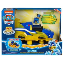 Spin Master Paw Patrol Mighty Pups Charged Up Chase's Charged Up Deluxe Vehicle