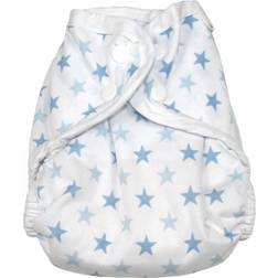 MuslinZ Nappy Wrap Blue Star Size 1