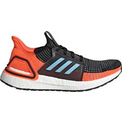 Adidas UltraBOOST 19 W - Core Black/Glow Blue/Hi-Res Coral