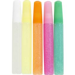 Glitter Glue Pastel 5x10ml