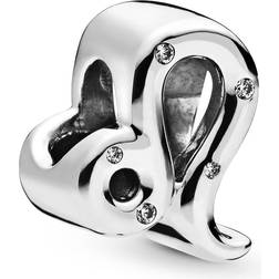 Pandora Sparkling Leo Zodiac Charm - Silver/Transparent