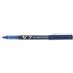 Pilot V7 Hi-Tecpoint Blue Rollerball Pen Set of 12