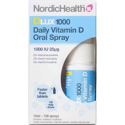 Nordic Health DLux 1000 Vitamin D Daily Oral Spray 15ml