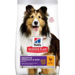 Hill's Science Plan Medium Adult Sensitive Stomach & Skin with Chicken 14kg
