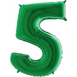 Foil Ballon Number 5 Green