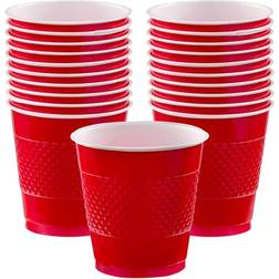 Amscan Plastic Cup Apple Red 50-pack