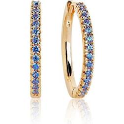 Sif Jakobs Ellera Grande Earrings - Gold/Blue