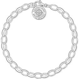 Thomas Sabo Charm Bracelet - Silver/Diamonds